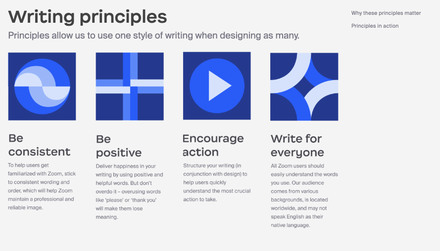 Writing principles