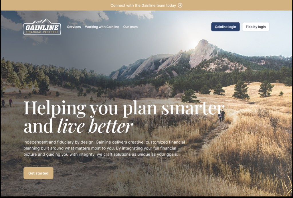 Gainline website redesign